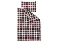 Výpredaj obliečok Bavlnené obliečky BLOCK červené Rozmer obliečky: 70 x 90 cm | 140 x 200 cm