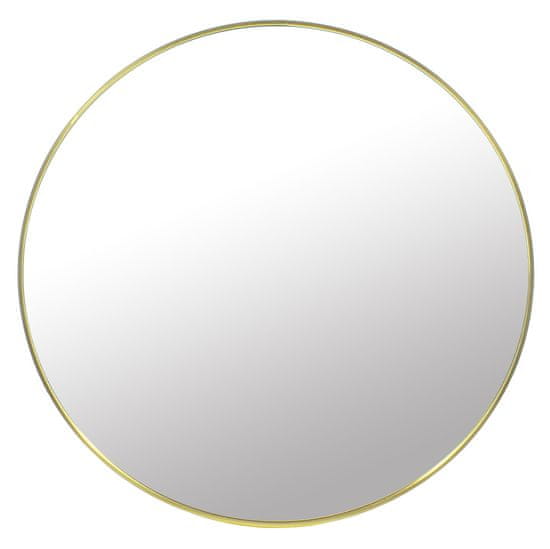 Výpredaj obliečok Zlaté okrúhle zrkadlo LEOBERT - rôzne veľkosti Priemer zrkadla: 80 cm