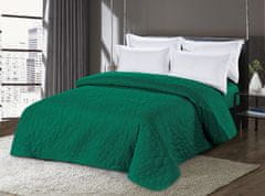 Výpredaj obliečok Zelený prehoz na posteľ so vzorom STONE Rozmer: 200 x 220 cm