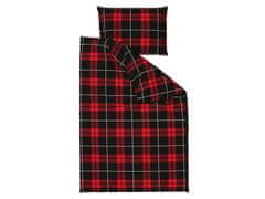 Výpredaj obliečok Bavlnené obliečky ALBURY červené Rozmer obliečky: 70 x 90 cm | 140 x 220 cm