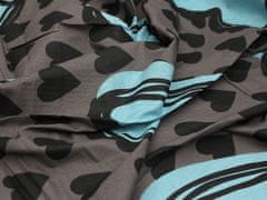 Výpredaj obliečok Bavlnené obliečky KASUGA tyrkysové Rozmer obliečky: 2 ks 70 x 90 cm | 200 x 220 cm