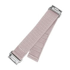 FIXED Nylonový řemínek Nylon Sporty Strap pro Garmin QuickFit 22mm, růžově zlatý (FIXNST2-QF22MM-ROG)