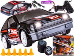 shumee Drift Car, Auto RC Drift 1:24 2,4 GHz 4WD ČIERNA