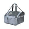 Dog Crate Car Transport Box Taška Oxford Grey 41X34X30Cm 