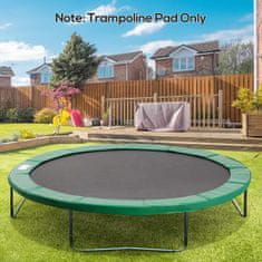 HOMCOM Súprava Príslušenstva K Trampolíne Edge Cover, Safety Network, For 8Ft-15Ft, Ø 366Cm, Green 