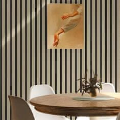 HOME & MARKER® Samolepiaca dekoratívna tapeta na stenu s prírodným vzhľadom dreva (300 x 45 cm) | LINEWALL