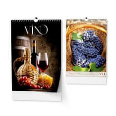 Baloušek Kalendár nástenný Víno - A3 