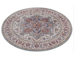 NOURISTAN Kusový koberec Asmar 104002 Cyan / Blue kruh 160x160 (priemer) kruh