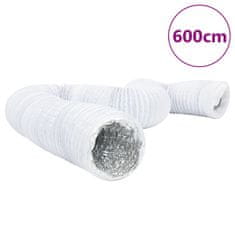 shumee Ventilačné potrubie hliník a PVC 6 m Ø12.5 cm