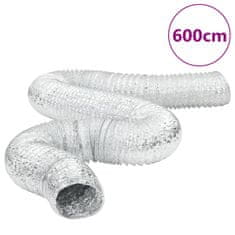 shumee Ventilačné potrubie hliníkové 6 m Ø10 cm