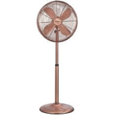 KLAUSBERG Stojaci podlahový ventilátor 40 cm 50 W Kovový Klausberg Kb-7719 Rosegold