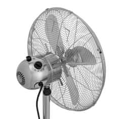 KLAUSBERG Stojaci ventilátor 40 cm 50 W Kovový Klausberg Kb-7539 Silver