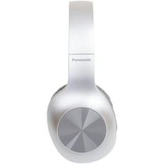 PANASONIC RB-HX220BDES, bezdrôtové slúchadlá, cez hlavu, Bluetooth, Mikrofón, XBS, 23 hodín výdrž, strieborná