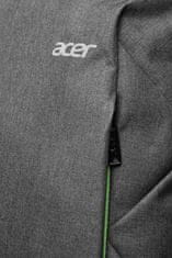 Acer Urban backpack 16", sivý so zeleným prvkom (zip vrecká), až 16", hlavná komora s vreckom pre NTB, vrecko na zips na prednej strane