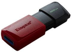 Kingston DataTraveler EXODIA M 128GB / USB 3.2 Gen1 / čierna + červená