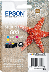 Epson atramentová náplne/ C13T03U54010/ 603/ Multipack/ 3 farby