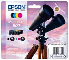 Epson atramentová náplň/ C13T02V64010/ multipack/ 502/ Expression Home XP-5100/ 4 farby