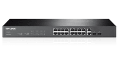 TP-LINK &quot;JetStream 16-Port Gigabit Smart Switch with 2 Gigabit SFP SlotsPORT: 16× Gigabit RJ45 Ports, 2× Gigabit SFP S