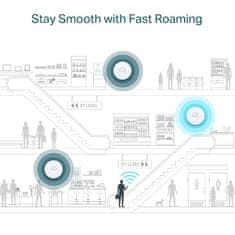 TP-LINK WiFi router EAP610 stropný AP WiFi 6, 1x GLan, 2,4 a 5 GHz, AX1800, Omáda SDN