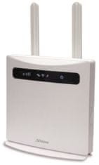 STRONG 4G LTE router 300/ Wi-Fi štandard 802.11 b/g/n/ 300 Mbit/s/ 2,4GHz/ 4x LAN (1x WAN)/ USB/ SIM slot/ biely