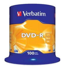 VERBATIM DVD-R AZO 4,7 GB, 16x, spindle 100 ks