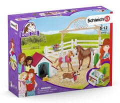 Schleich Hosťujúci kone, Hannah s fenkou Ruby