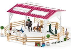 Schleich Horse Club 42389 Jazdecká škola s jazdcami a koňmi