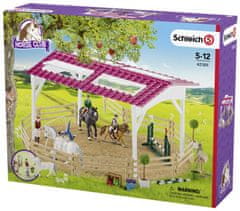 Schleich Horse Club 42389 Jazdecká škola s jazdcami a koňmi