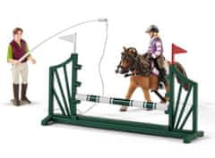 Schleich Horse Club 42389 Jazdecká škola s jazdcami a koňmi