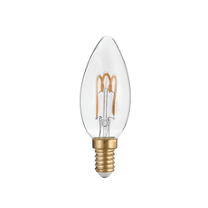 Diolamp Retro LED Spiral Filament Candle Clear žiarovka 3W/230V/E14/2700K/220Lm/300°