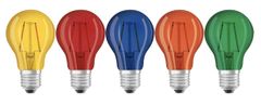 Diolamp LED Decor Filament farebná žiarovka P45 4W/230V/E27/Orange/390Lm/360°, oranžová