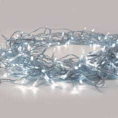 ACA Lightning LED vianočné svetelná reťaz, 3x5m, studená biela, IP44, 100 LED