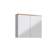 Kúpeľňové zrkadlo BALI WHITE 841 - biela/biely vysoký lesk