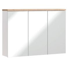 Kúpeľňové zrkadlo BALI WHITE 845 - biela/biely vysoký lesk