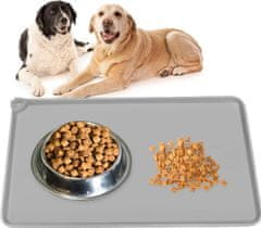HARLEY® Protišmyková silikónová umývateľná podložka na kŕmenie domácich zvierat (48 x 30 cm) | KIBBLEMAT