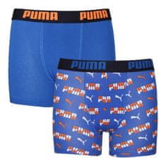 Puma 2PACK chlapčenské boxerky viacfarebné (701225790 002) - veľkosť 128