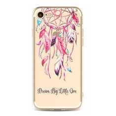 Flor de Cristal Silikónové puzdro Flamenco Mystique pre iPhone 5/5S s potlačou Dream Big Little One, flexibilné a odolné, nová kolekcia 2017