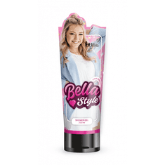 Flamenco Mystique Svetloružový sprchový gél Bella Style Pink Sorbet, 250 ml, výška tuby 22 cm