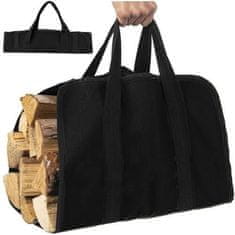 Kaminer Odolná drevená taška , čierna, tkanina oxford 600D, 98x45 cm
