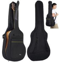 Malatec Gitarový kufor , čierny, polyester, vnútorné rozmery 103/41/11 cm