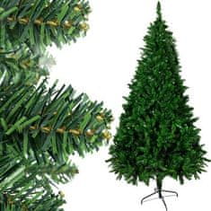 Ruhhy Umelý vianočný stromček Jedľa, zelený, 220 cm, PVC + kov