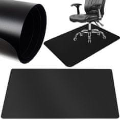 Ruhhy Ochranná podložka pod stoličky 100x140cm, čierna, polypropylénová, matná a lesklá strana