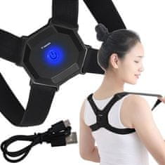 Trizand Spider Stabilizátor držania tela s USB, ABS + elastický nylonový popruh, 7,5 x 8 x 1,5 cm