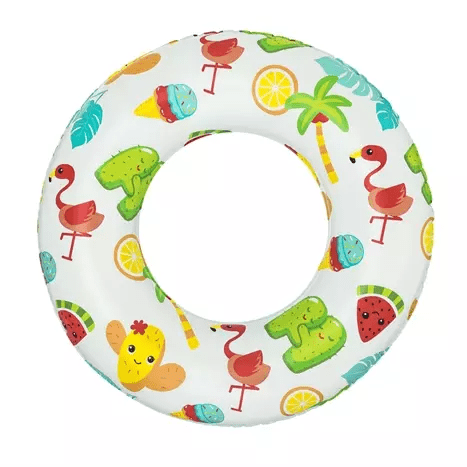 Bestway Plavecký kruh 61 cm, priehľadné PVC, pre deti od 3 do 6 rokov