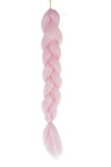 Soulima Vrkoče zo syntetických vlasov, ružové, dĺžka 60 cm, odolné voči UV žiareniu a teplu