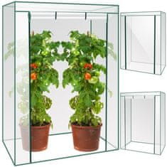 Malatec Mini záhradný fóliový skleník, zelený/priehľadný, kov/fólia, 150x103x52 cm