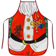 Ruhhy Vianočná zástera s motívom Santa Clausa, pestrofarebná, polyester, 92 x 51 cm