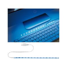 Paulmann Paulmann USB LED-pásik modrá 30cm biela kov plast P 70456 70456