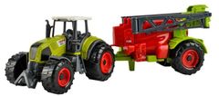 Iso Trade Sada poľnohospodárskych strojov pre deti - 6 kusov, realistické detaily, atraktívne farby, pohyblivé časti