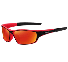 Camerazar Univerzálne športové polarizačné cyklistické okuliare SLR, čierne, s UV ochranou